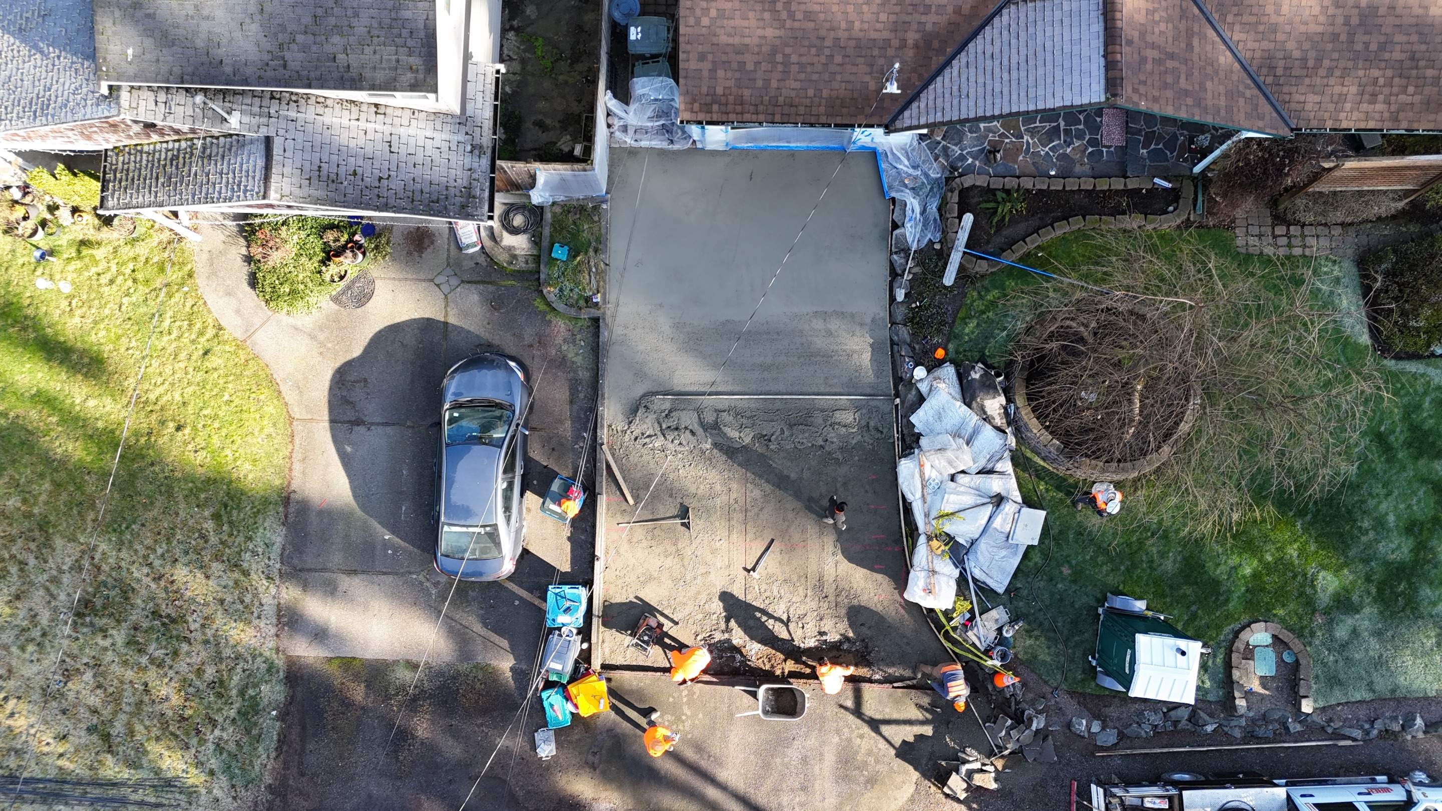 Stamped Concrete Patio and Driveway | Edmonds  by Jireh Asphalt & Concrete Inc 