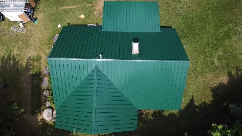 Roof Replacement using 16" Standing Seam Panels by Jay Carter Roofing & Sheet Metal