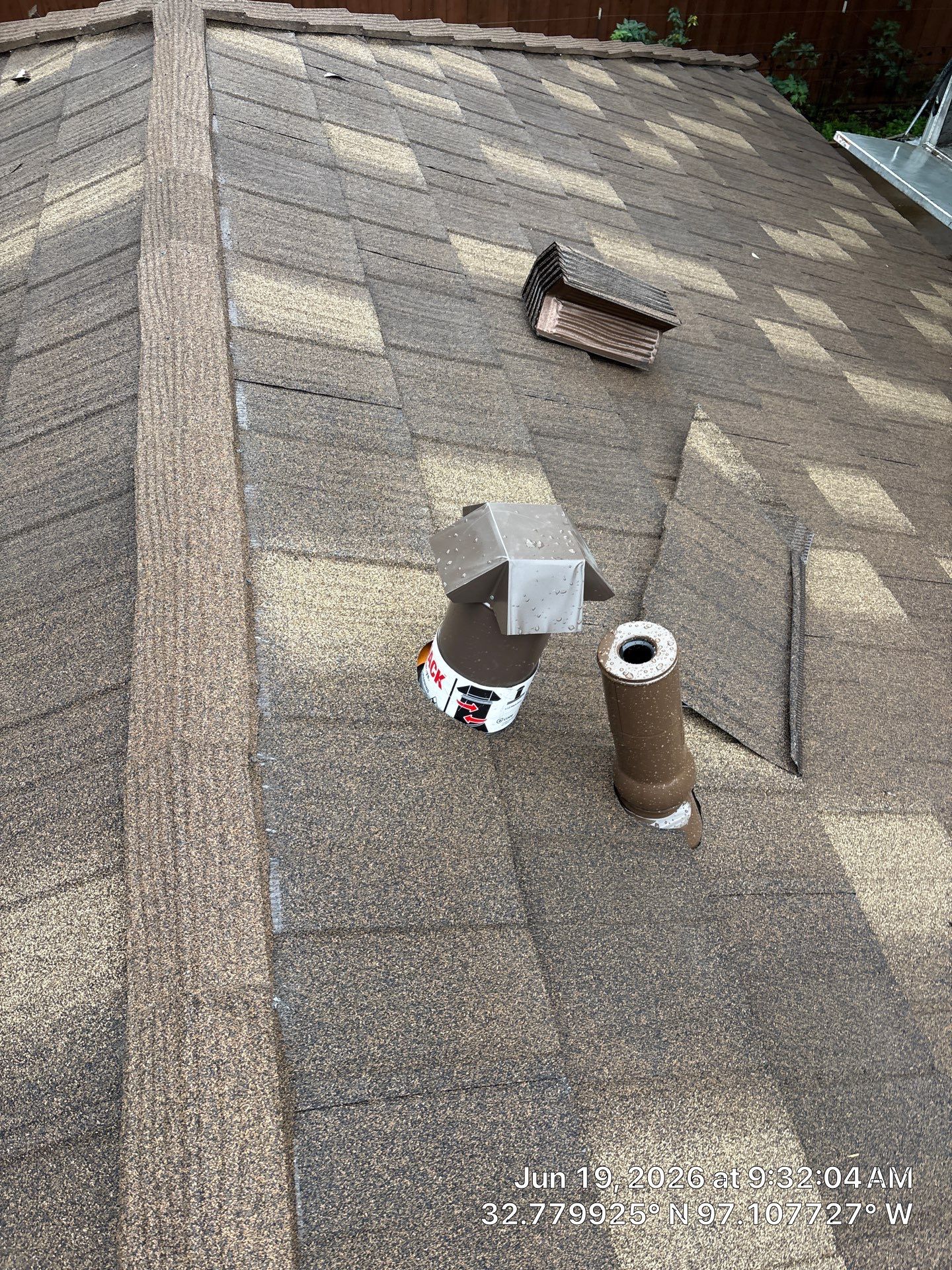 Decra Shake XD Install and Full General Contracting project in one of Arlington's beautiful communities by First United Roofing & Construction