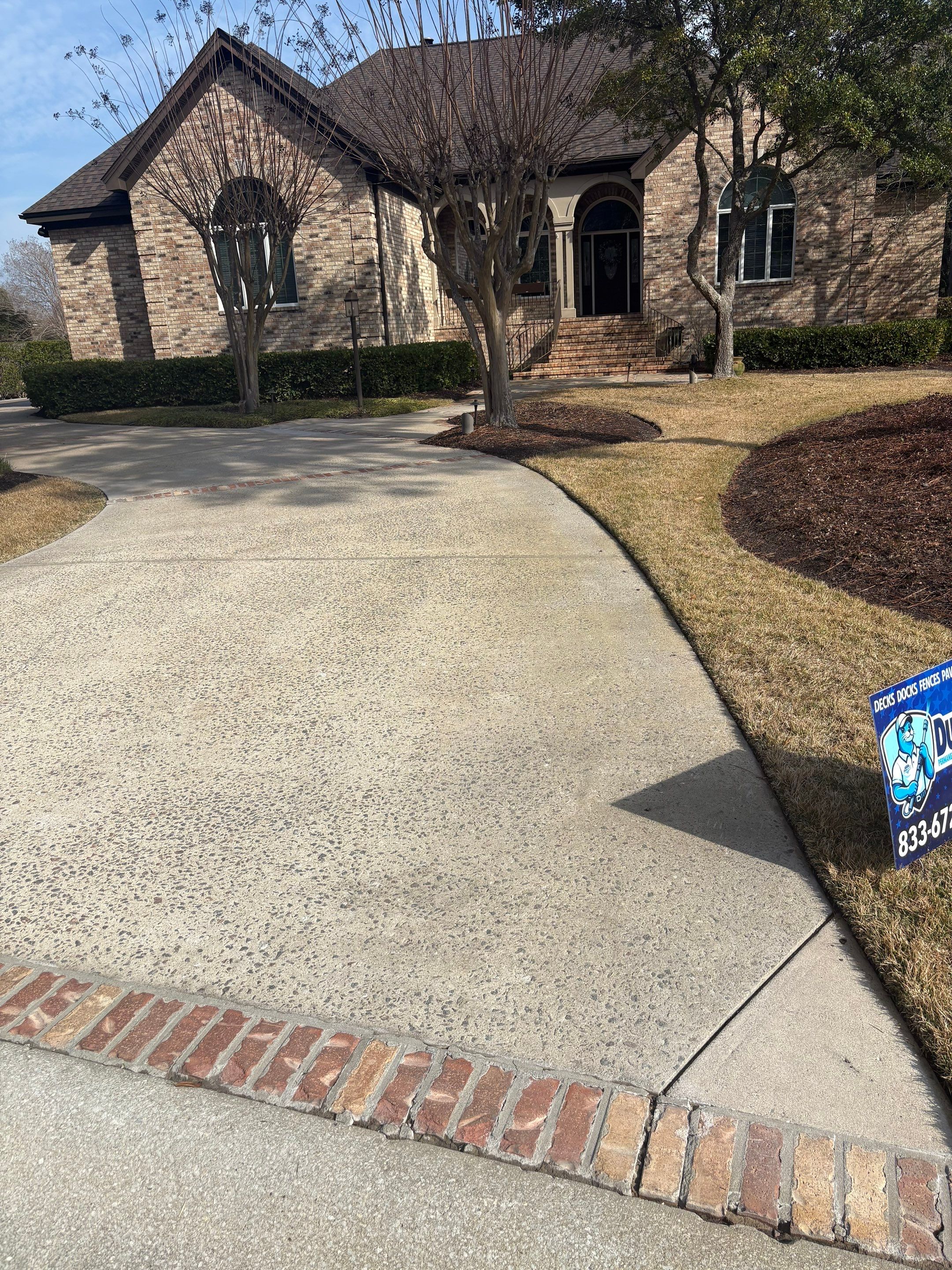 Concrete Driveway using TopSeal by DuraSeal