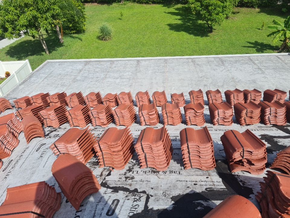 Residential Roofing Installation using Eagle Roofing Tile by BLUES BROTHERS ROOFING