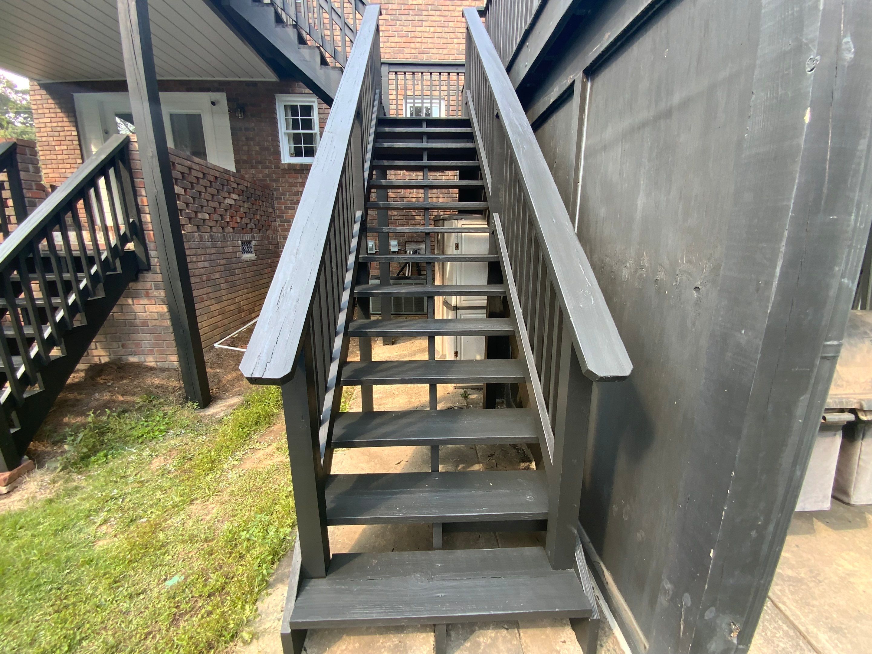 Full Exterior Trim Painting and Multi-Level Deck Staining by Swift Home Renovations