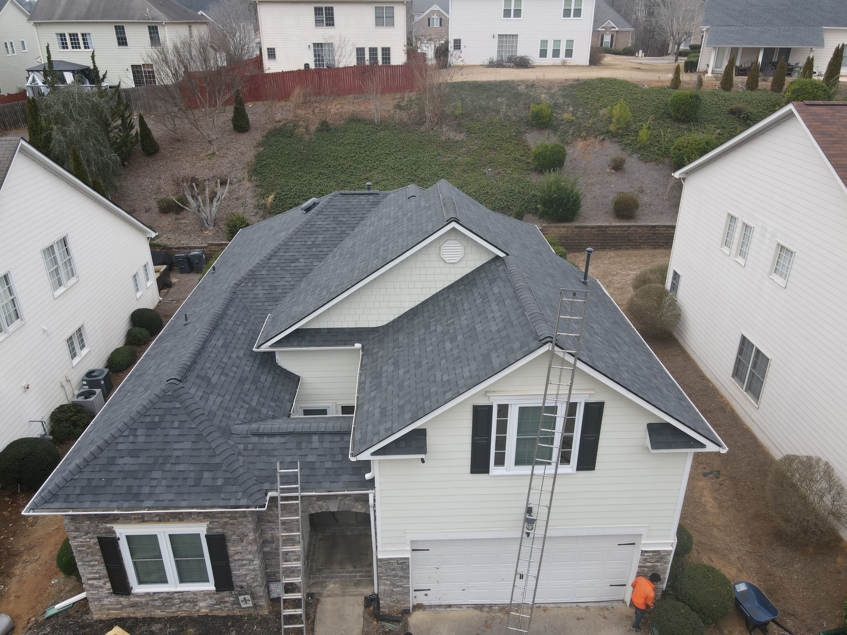 Residential Roofing Installation using Owens Corning by Inspector Roofing and Restoration