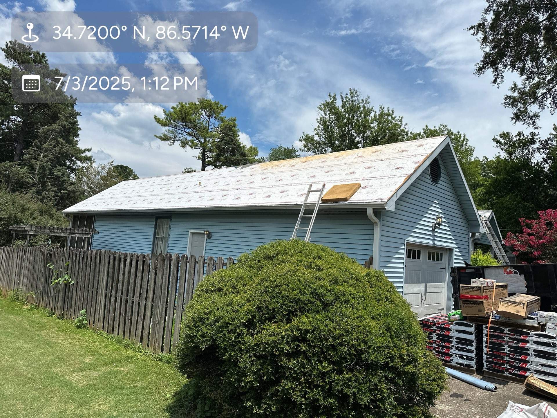 Project in Huntsville by BayCo Roofing