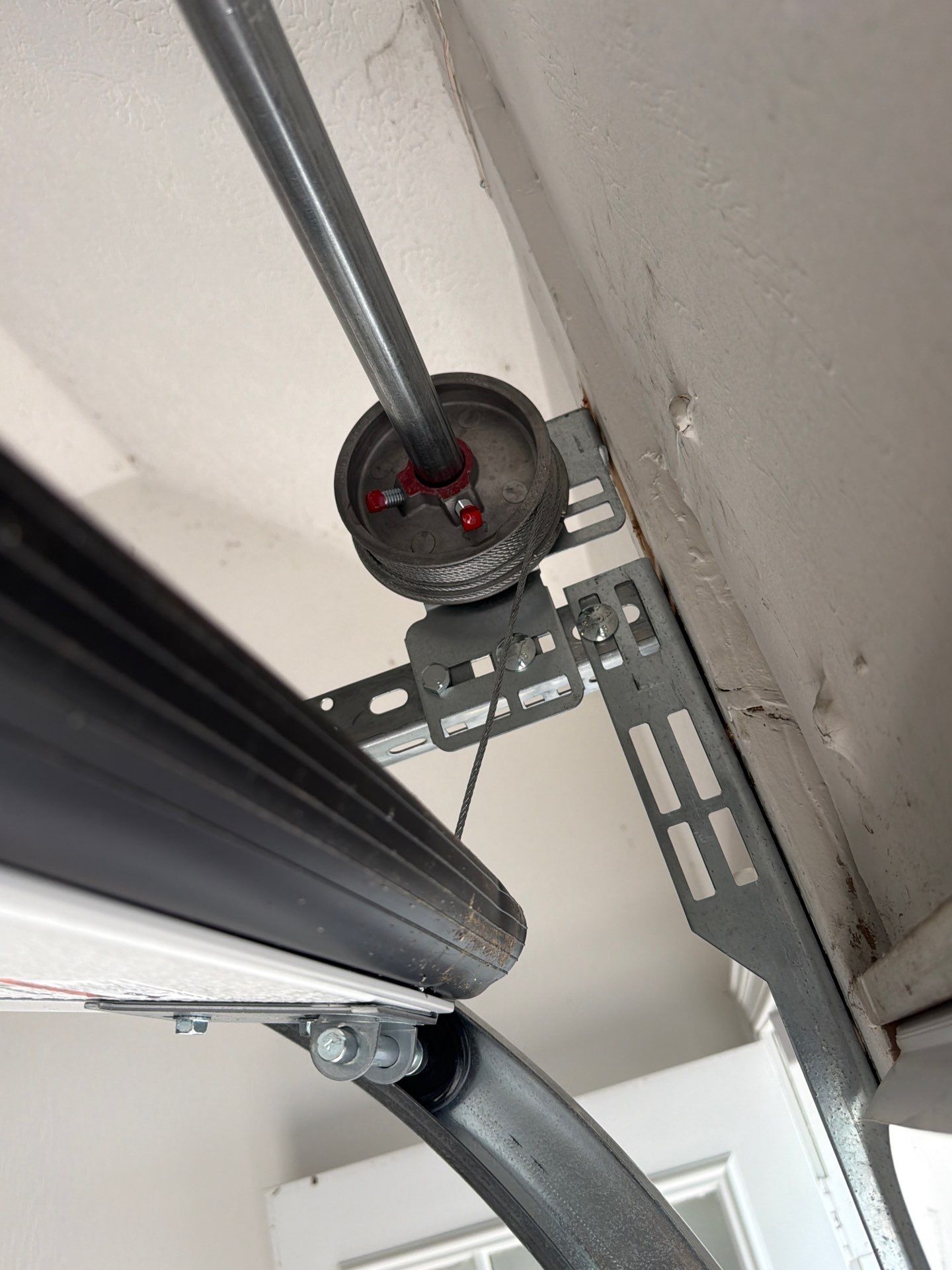 White Raised Panel Sectional Garage Door Installation in Solon by Ohio Garage Door Repair