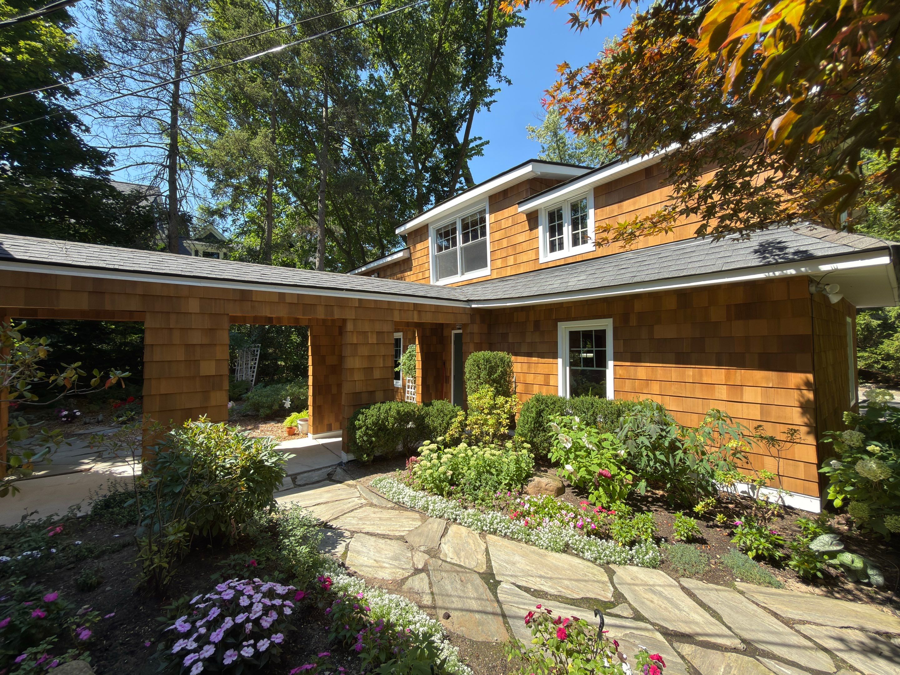 Cedar Siding Replacement  by Bloomfield Construction & Restoration