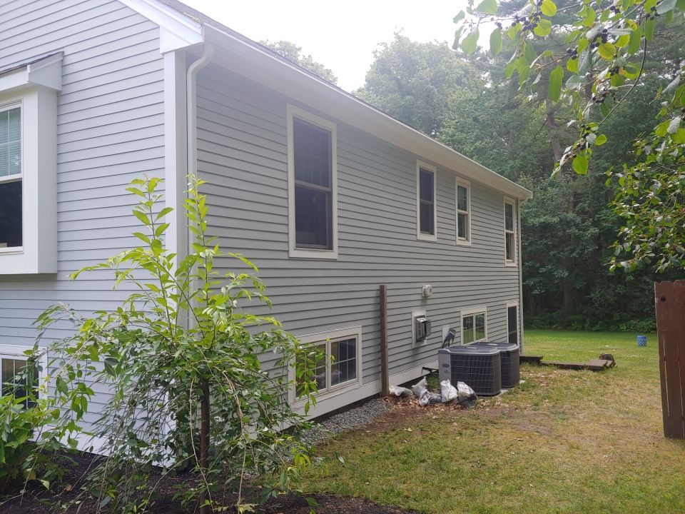 Hanover, MA Gutter Installation using 6" K-Style Aluminum Gutter with Leaf Relief Continuous Hanger by Gutter Pro Enterprises