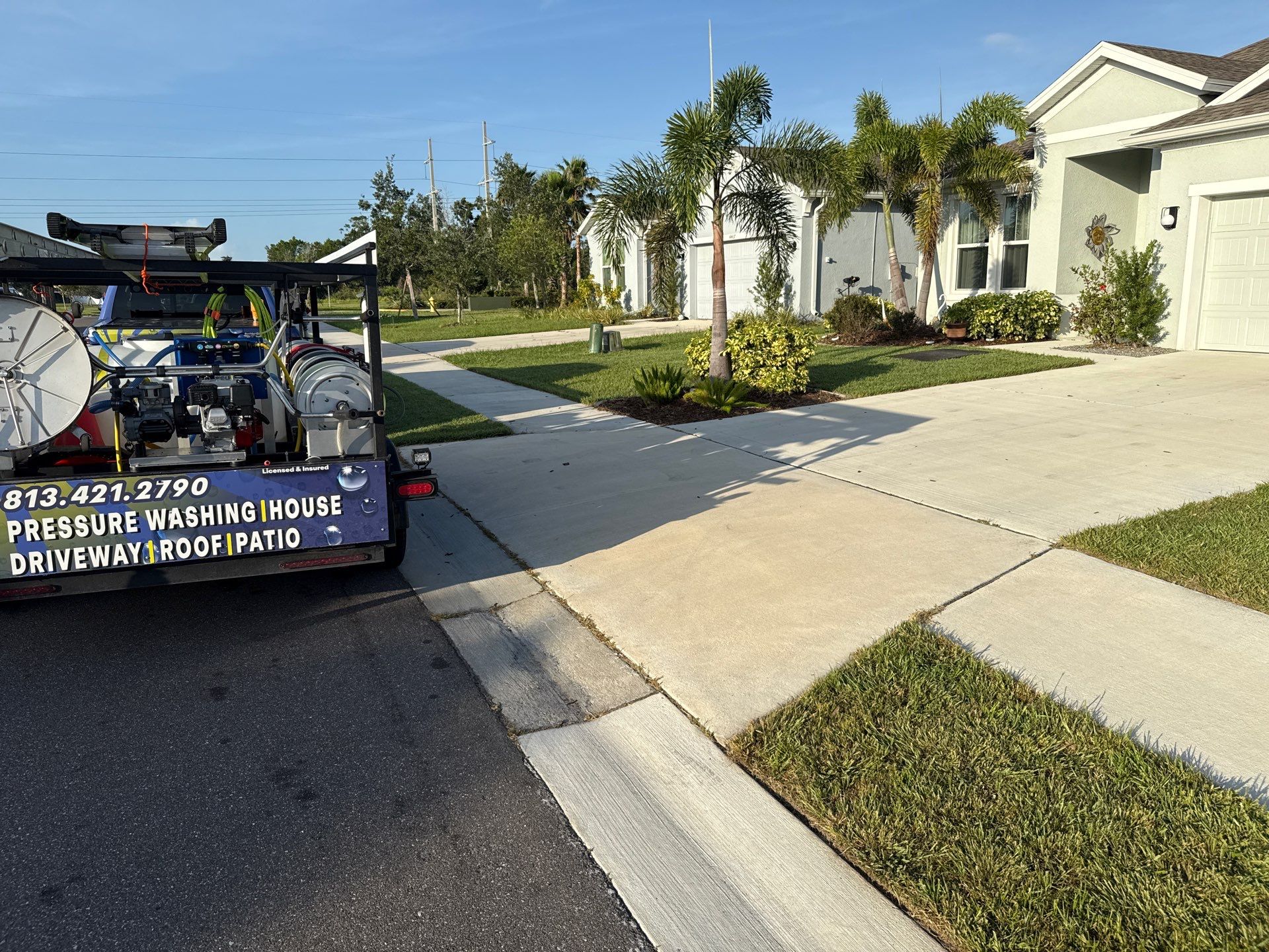 Full Exterior Cleaning Project – Willow Walk Community, Palmetto, FL by Sunshine AquaWash