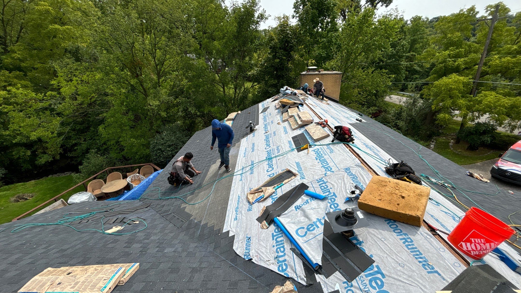 Roof Replacement using CertainTeed Landmark by 180 Contractors