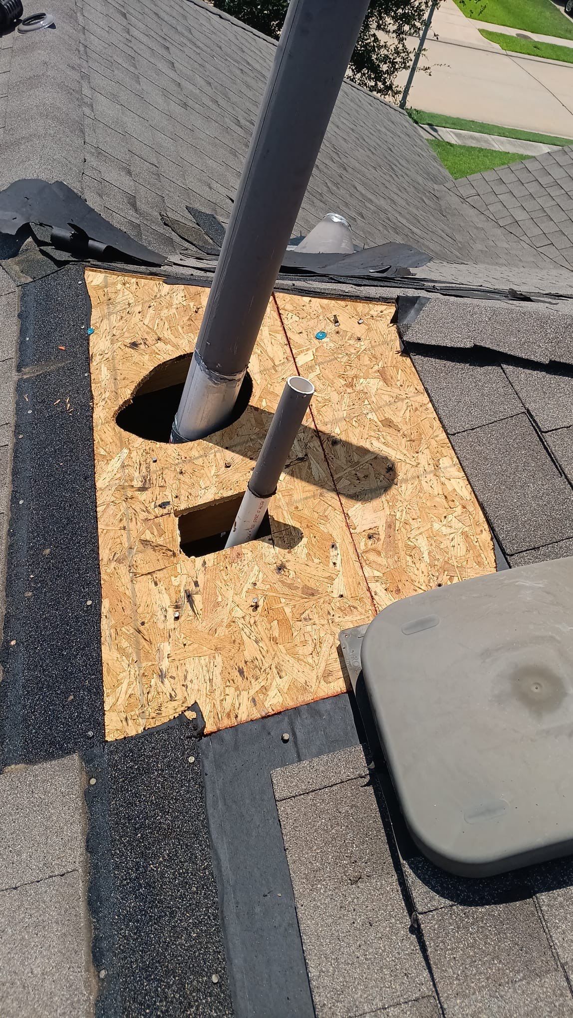 Hail Damage using Owen's Corning Duration (Lifetime) Shingles by Roof Repair Services LLC