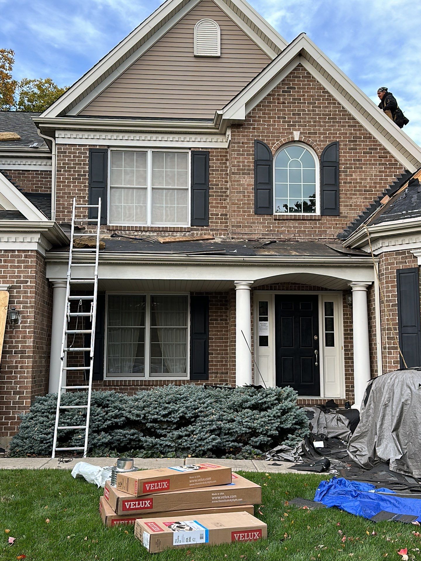 Residential Roofing Installation using Malarkey Roofing by Perfect Exteriors Inc. 