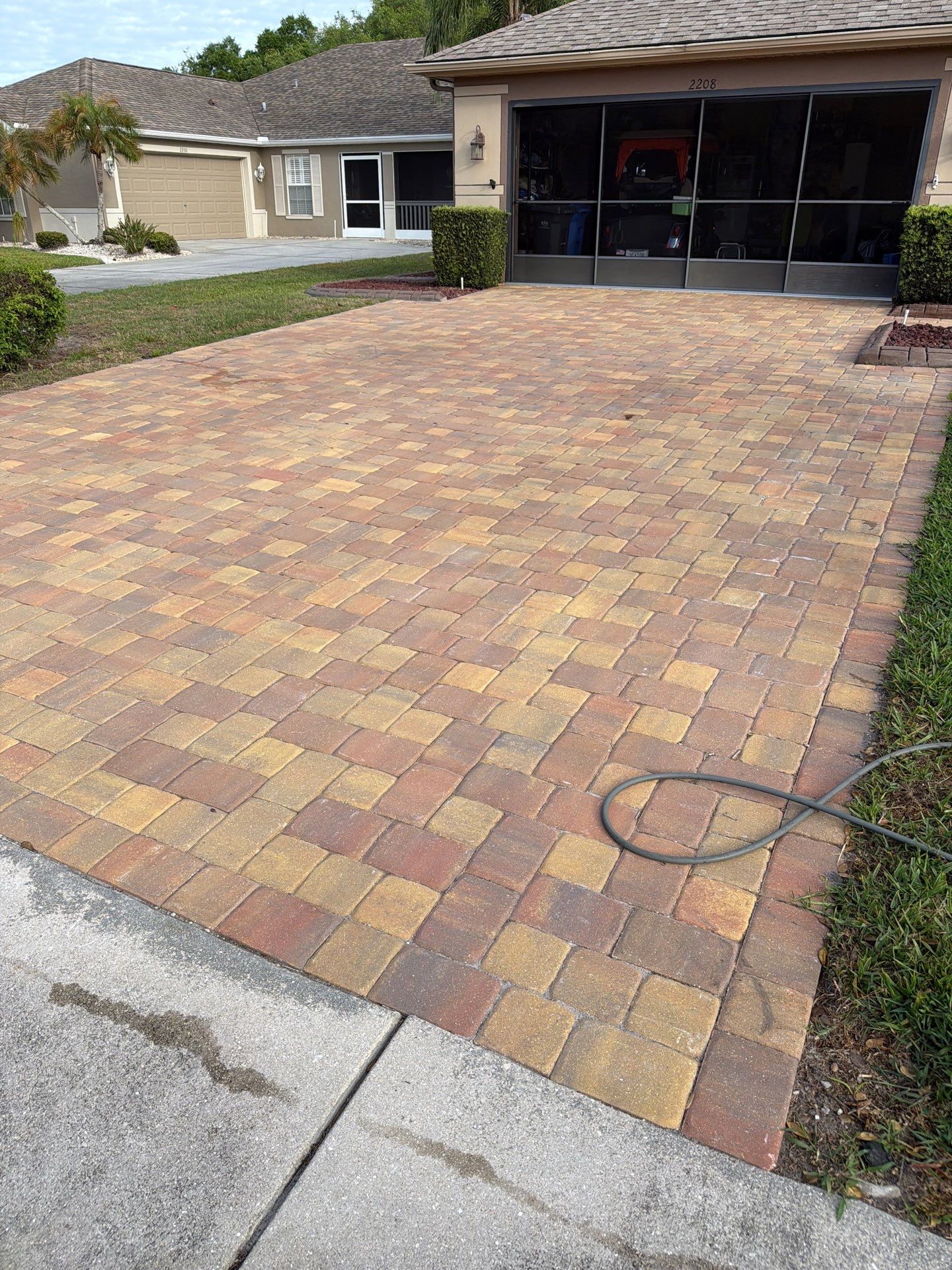 Paver Driveway and Walkway Sealing in Sun City Center by Supreme Paver Experts