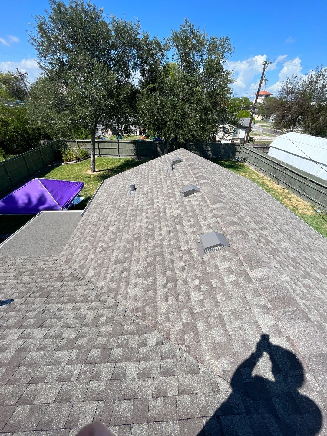 Residential Roofing Installation using GAF Natural Shadow Shingles by Lighthouse Roofing