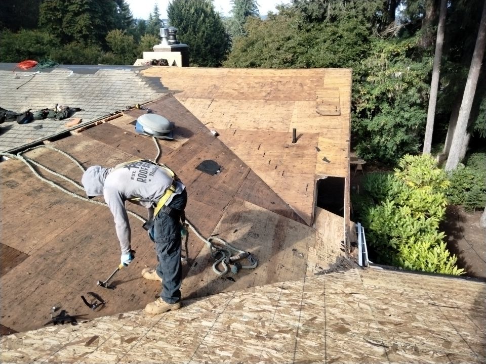 2nd Story Deck Installation and Roof Replacement using Owens Corning Duration: Estate Gray by RoofSmart