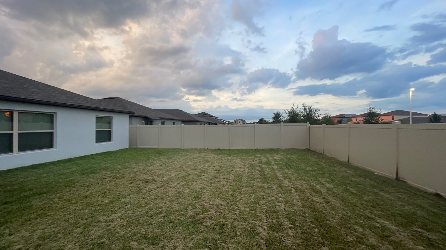 Sun City Center, FL 6ft. Tall Tan Vinyl Privacy Fence  by Asap fence and gates, LLC