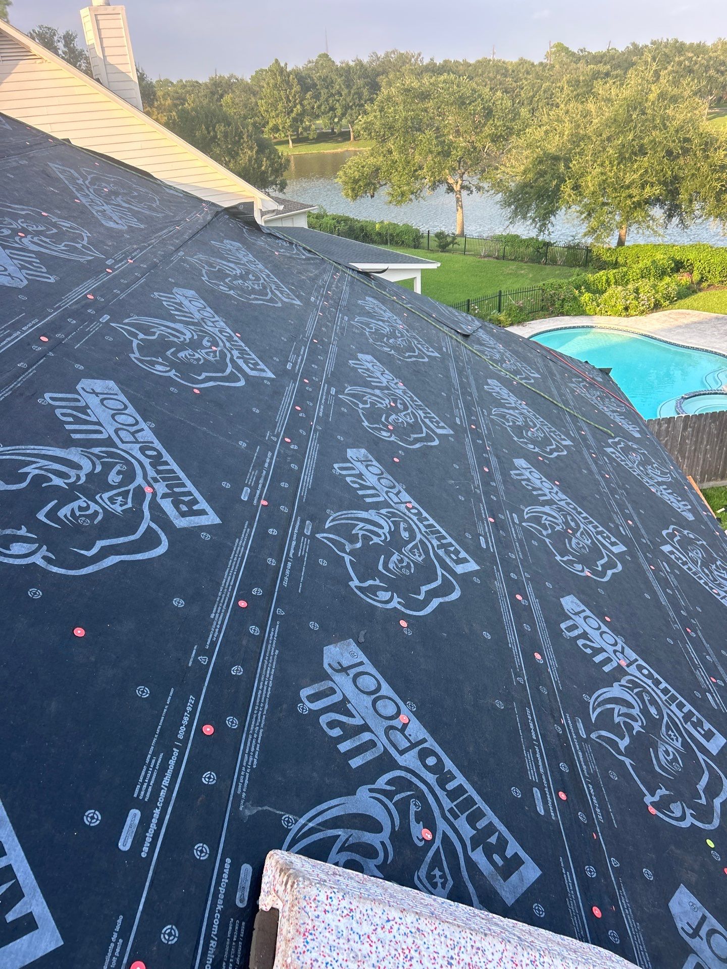 Residential Roofing Installation using Owen's Corning Duration (Lifetime) Shingles by Roof Repair Company