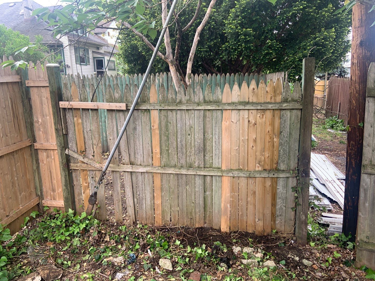 Fence Repair using Fence Panel by A1 NERDY HOMES LLC