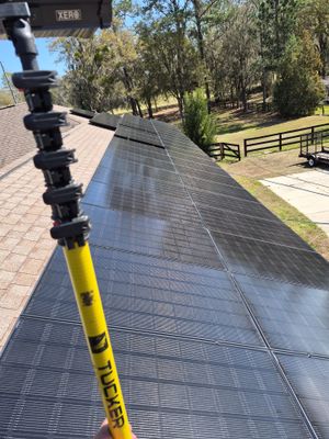 Solar Panel and Full Exterior Cleaning for Ocala Residence