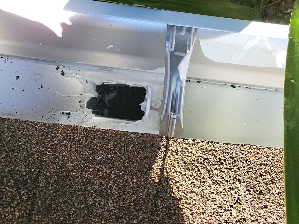 Seamless Gutter Installation using K-Style Seamless Gutters and LeafBlaster Pro Gutter Guards by Gutter Professors