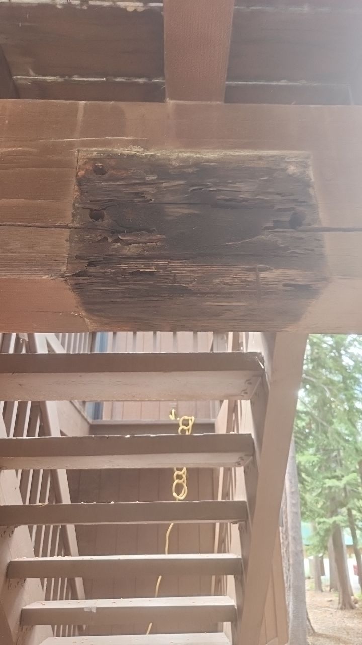Deck Beam Replacement by The Tahoe Tradesman