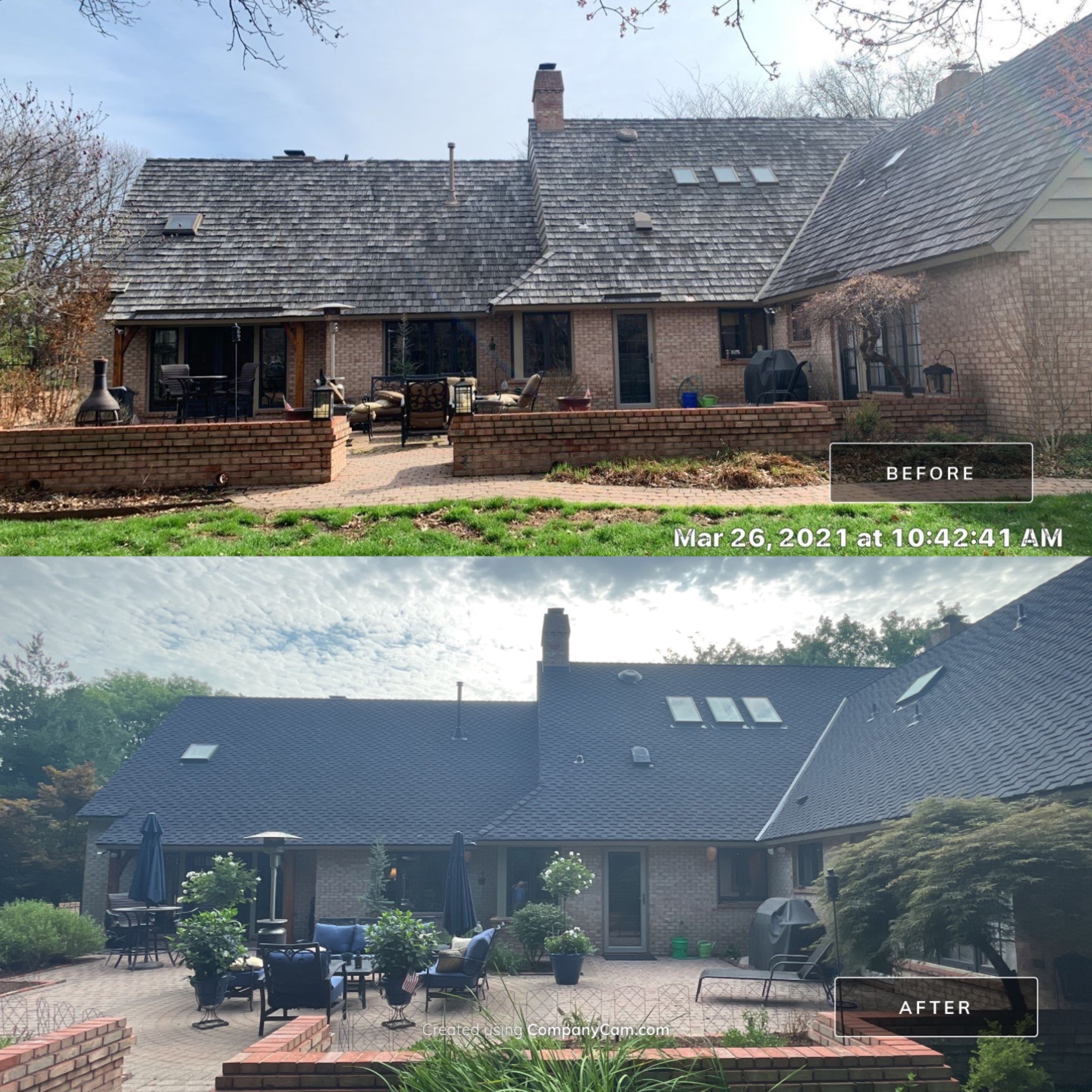 Residential Roofing Installation using CertainTeed Presidential Impact Resistant by Eaton Roofing