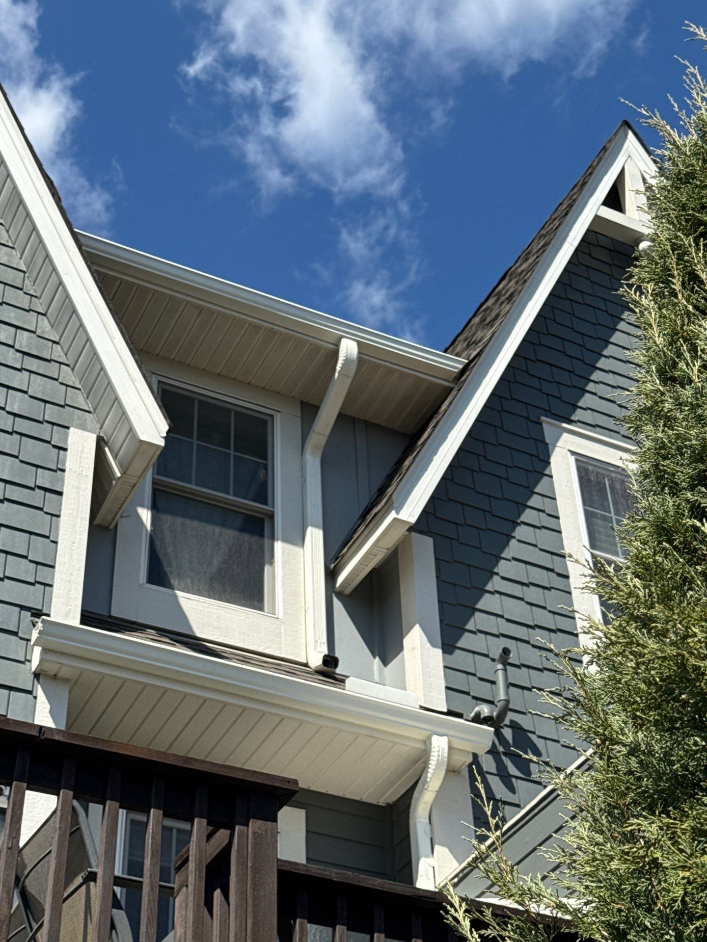 5" Gutter Installation on Townhouse Project by Next Level Seamless Gutters / Exteriors Inc.