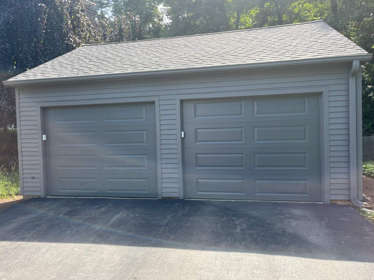 Garage Door Installation using Amarr Lincoln garage door by DiGiorgi Roofing and Siding Inc