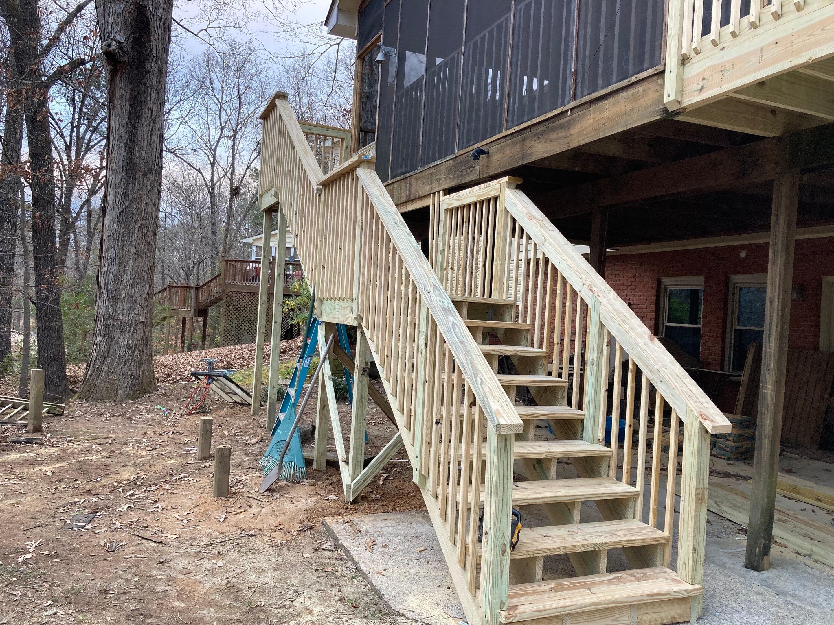 Russet Woods Deck by Pillar and Pine