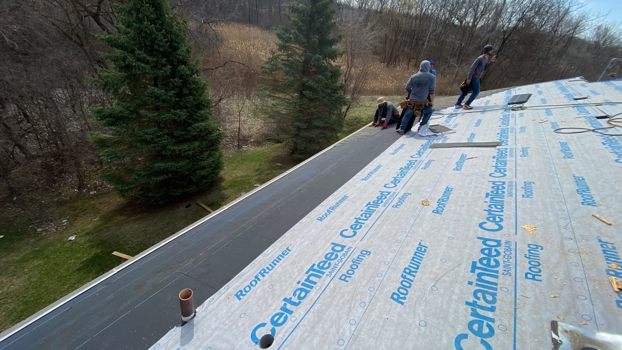Roof Replacement using CertainTeed Landmark by 180 Contractors