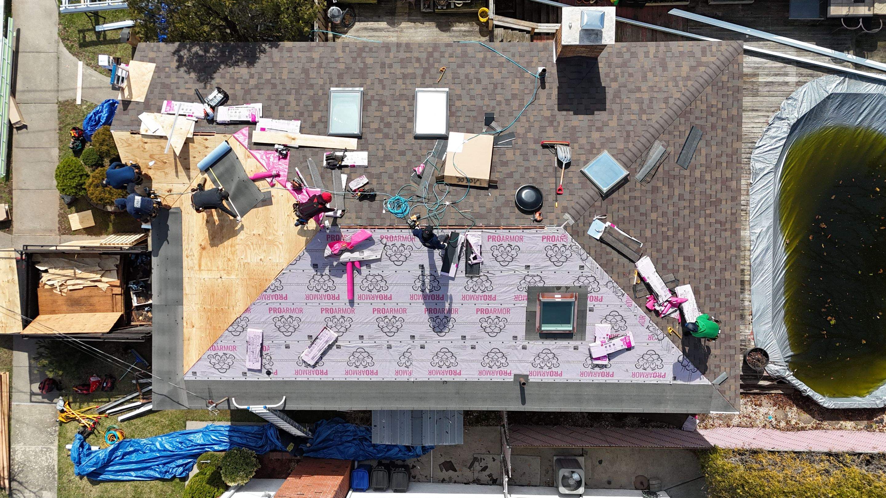 Roof Project in Staten Island, NY. by All State Home Improvement Inc.