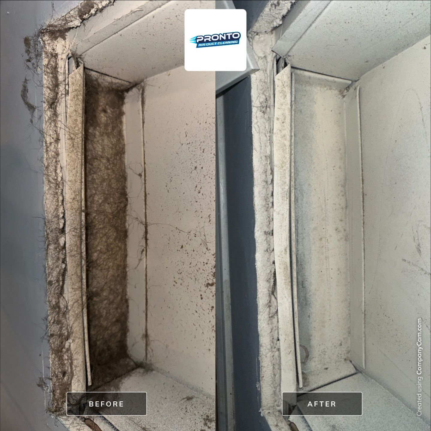 Vent Cleaning and Code Approved Transition Dryer Duct by Pronto Air Duct Cleaning