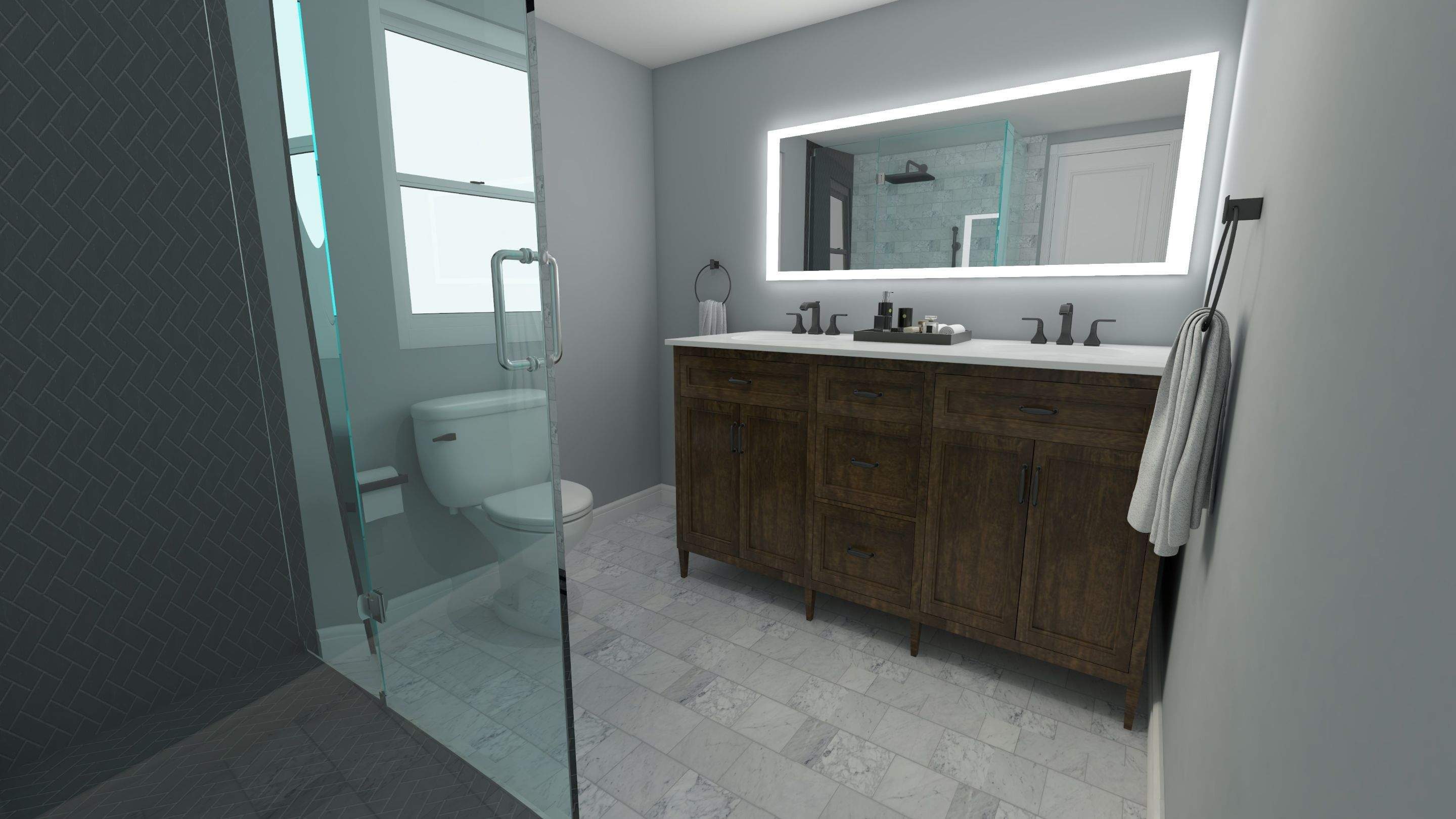 Bathroom - Kitchen Remodel  by Home Concepts Construction