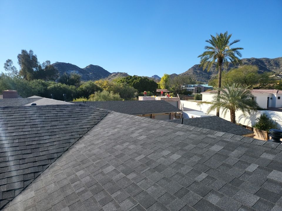 Onyx Black Shingles by Reimagine Roofing