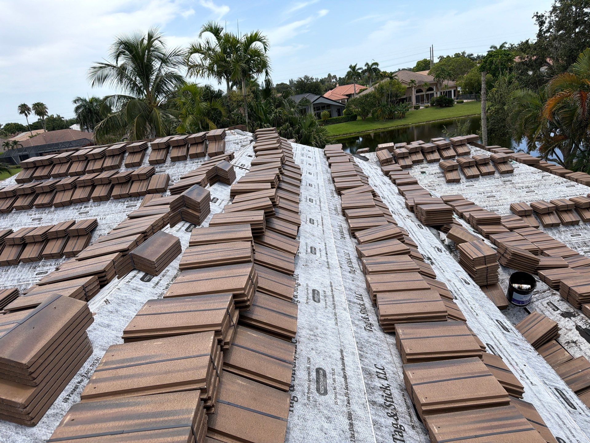Residential Roofing Installation using Crown by BLUES BROTHERS ROOFING