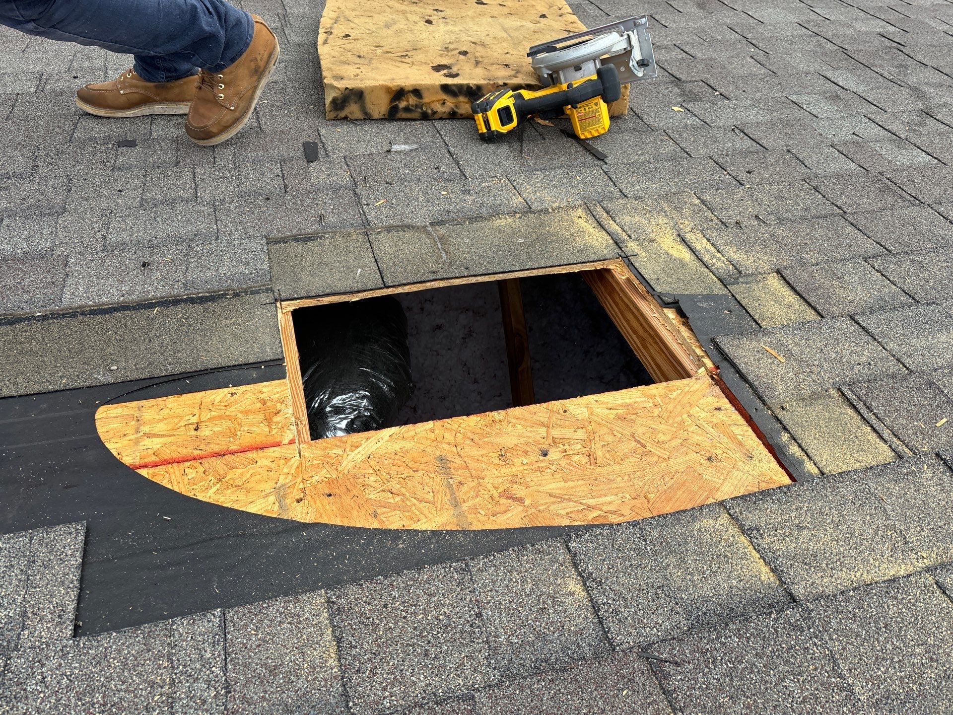 Residential Roofing Repair using Owen's Corning Duration (Lifetime) Shingles by Roof Repair Company