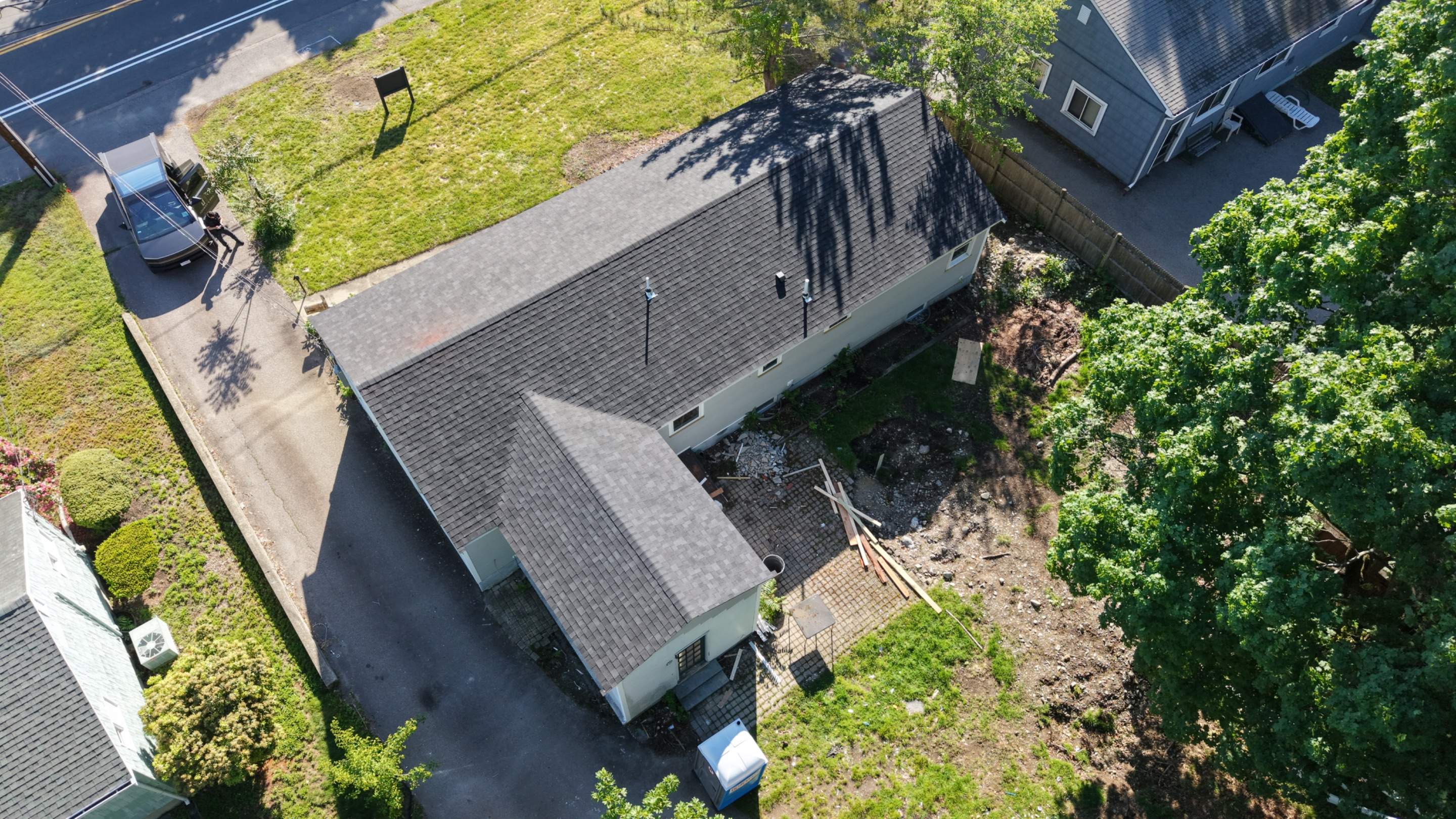 Two-Structure Roof Replacement – Owens Corning Duration, Onyx Black by JOHNNYS PRO