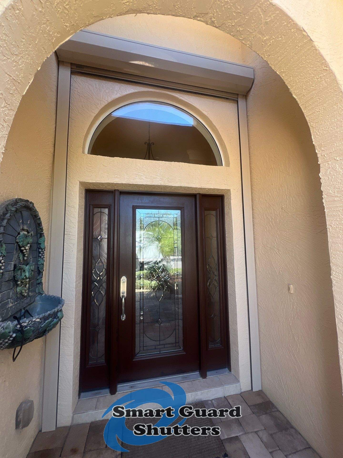 Rolling Shutter in Beige  by Smart Guard Shutters