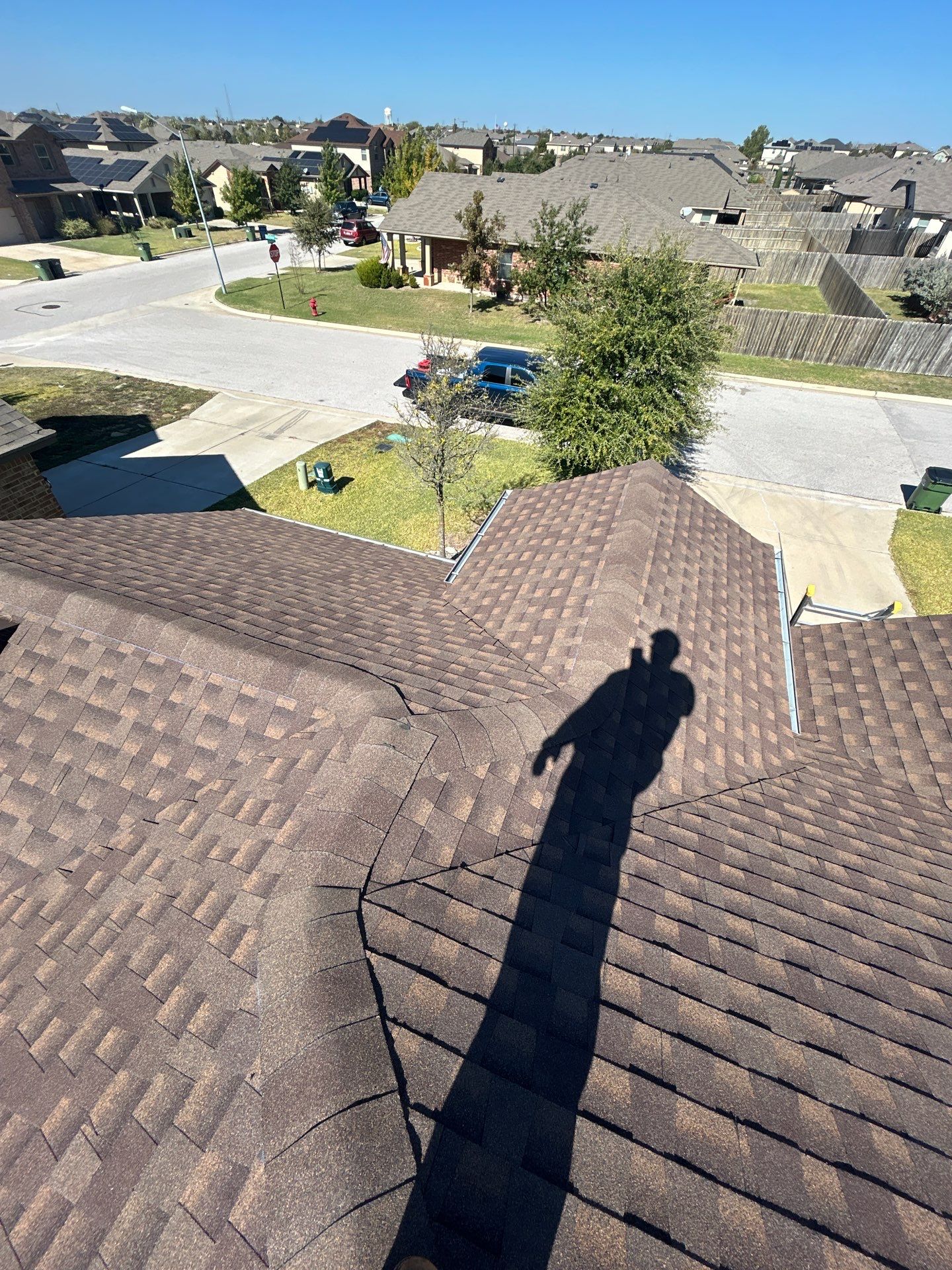 Residential Roof Replacement using GAF - HDZ - Barkwood by Action Exteriors Austin