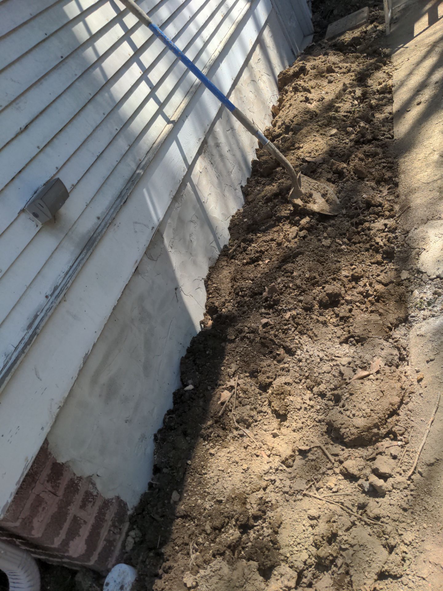 Basement Wall Rebuild with Exterior Waterproofing by Toledo Basement Repair