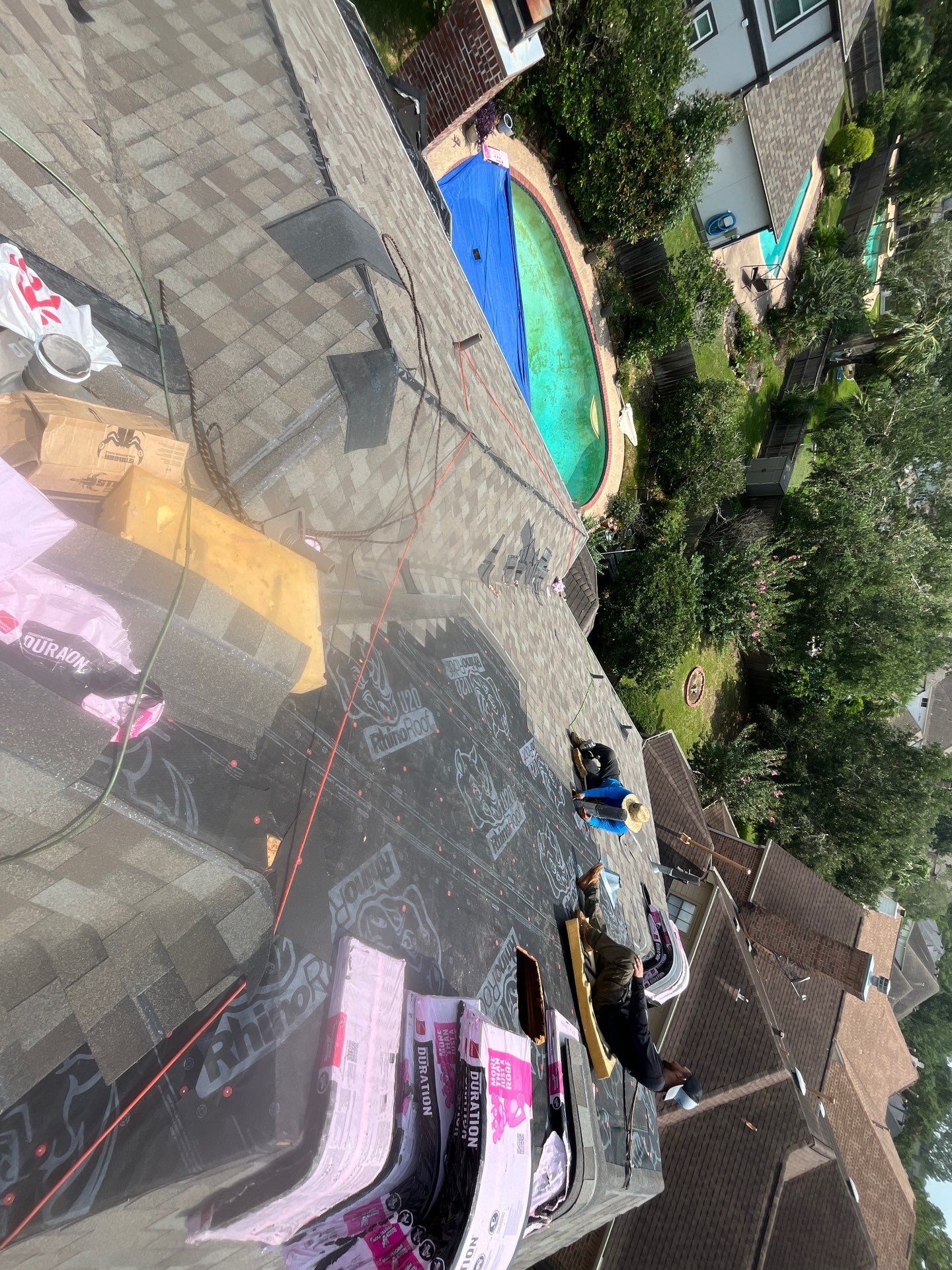 Residential Roofing Repair using Owen's Corning Duration (Lifetime) Shingles by Roof Repair Company
