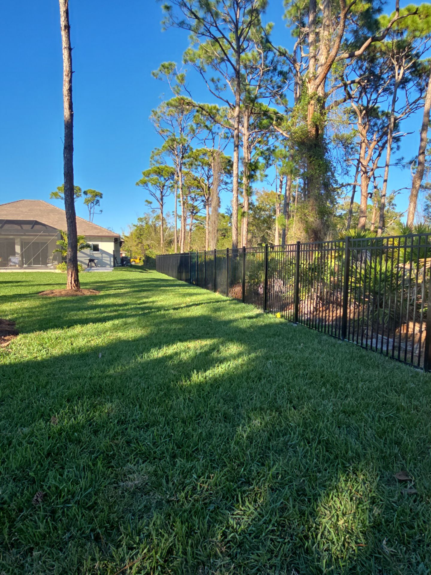 6' Commercial Aluminum Fence in Englewood by True Fence LLC