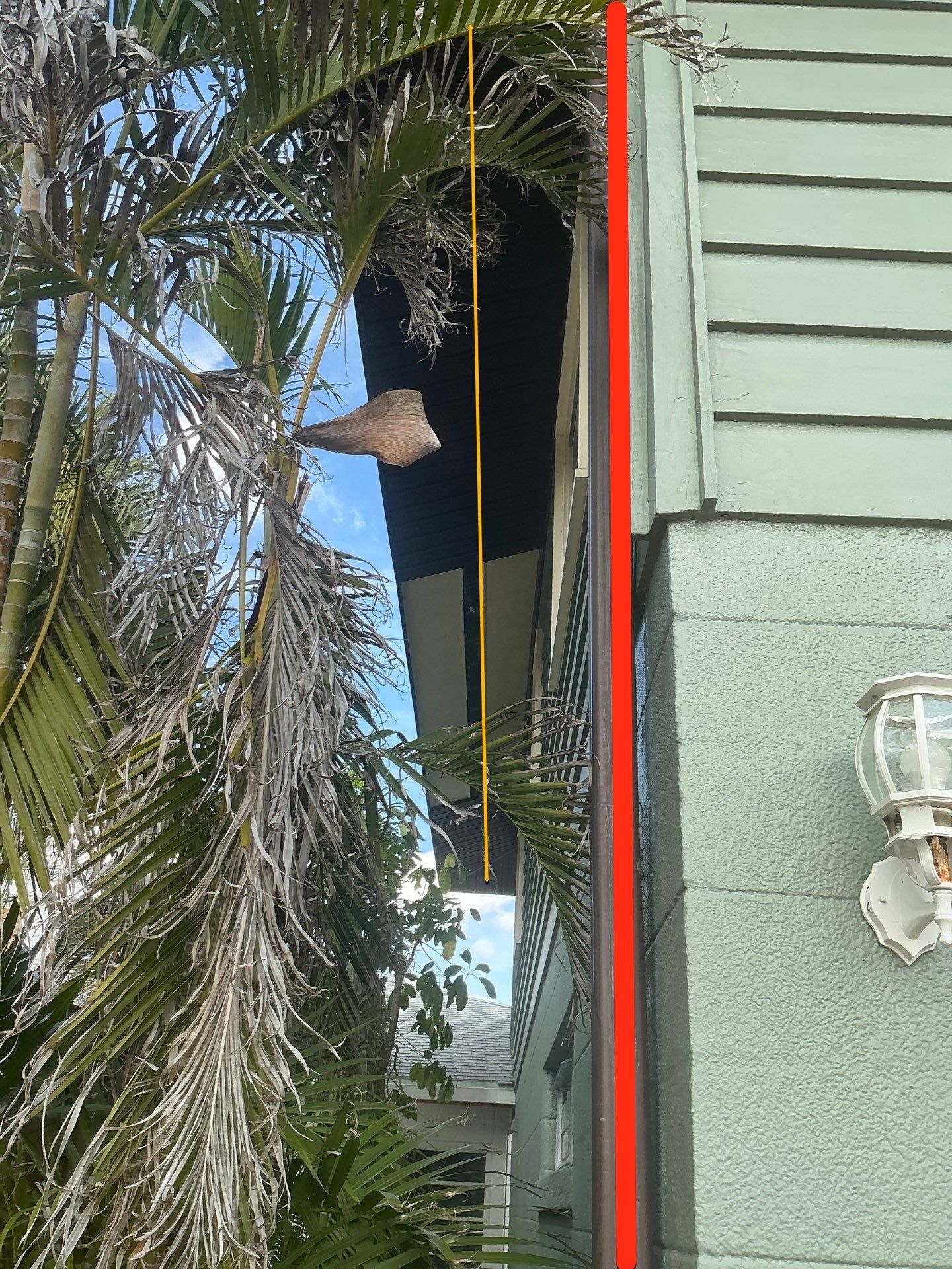 White Soffit and Fascia Installation in Longboat Key FL by Gutter Professors