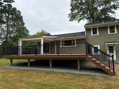 New Deck using Trex Tiki Torch