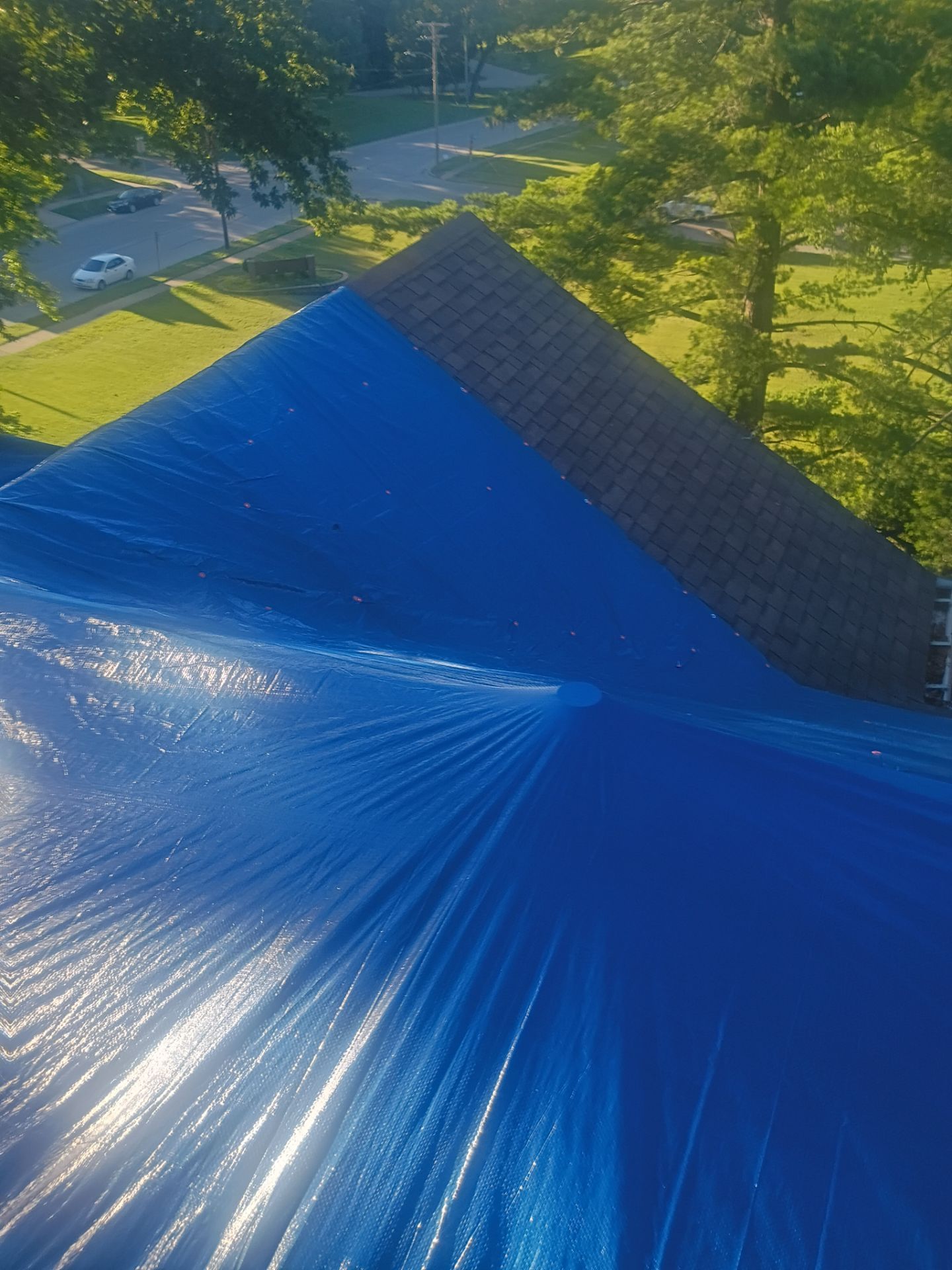 Emergency Roof Stabilization and Tarping for Historic Springfield Mansion by Acosta Angeli Roofing