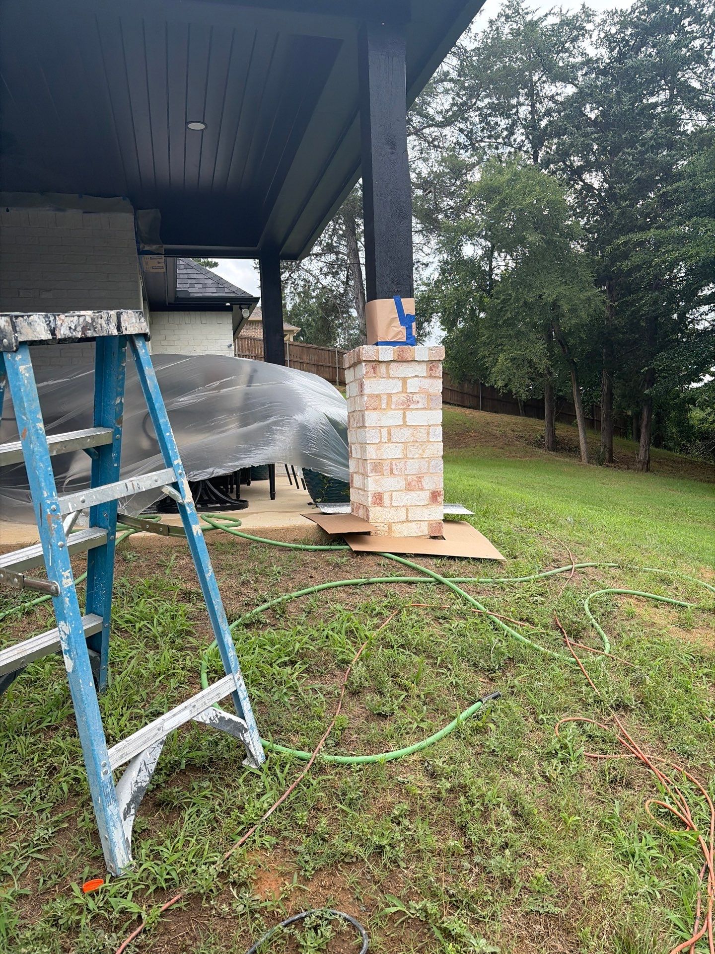 Bright Brick Repaint in Tyler, TX by Quality Coats Painting