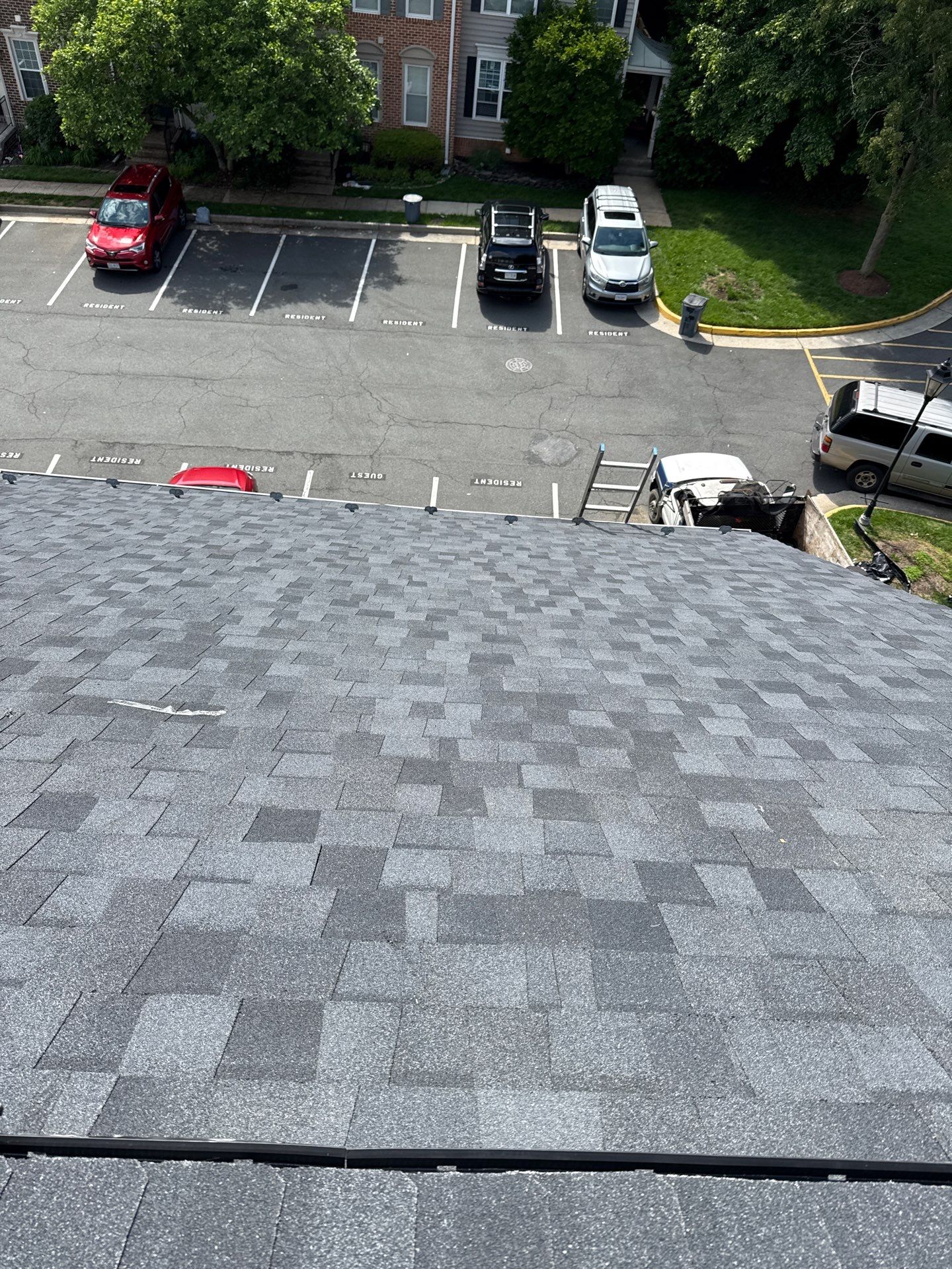 Reston Roof Replacement with CertainTeed Landmark PRO in Max Def Moire Black by RM Banning, Inc.