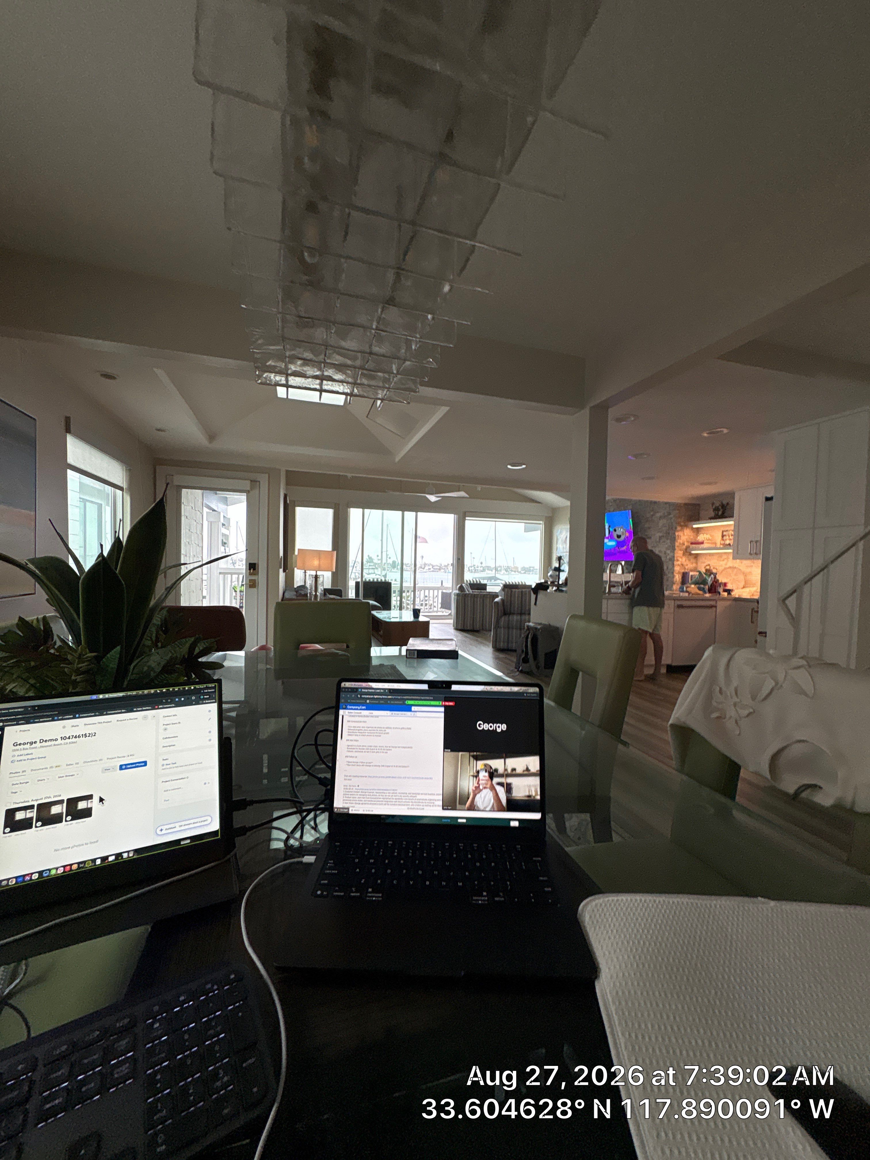 Horizontal Sliding Window Installation for Newport Beach Waterfront Home by CompanyCam Sales Demo