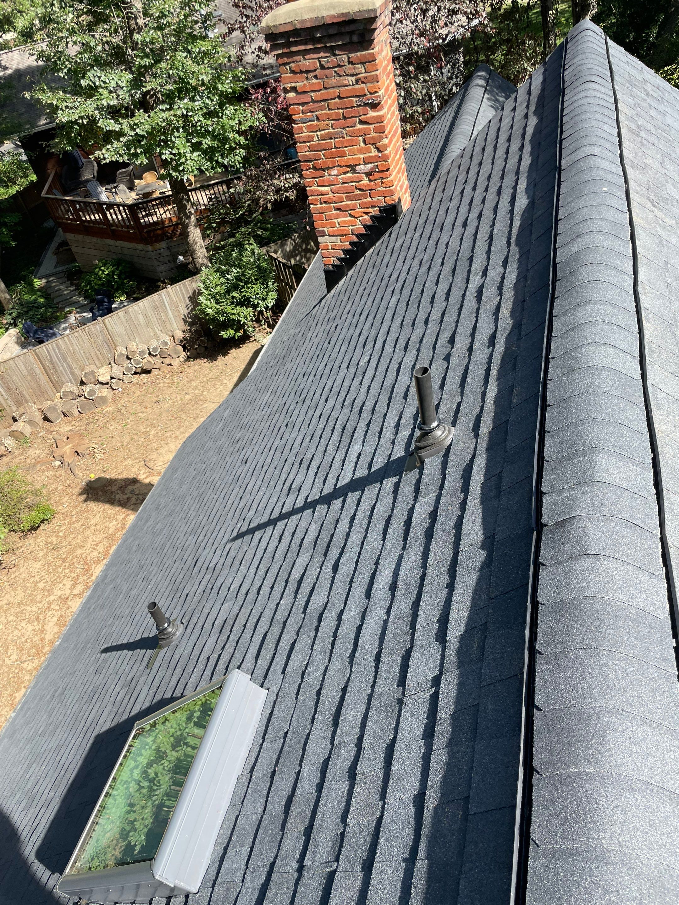 Falls Church: Residential Roof Replacement with CertainTeed Landmark in Moire Black  by RM Banning, Inc.