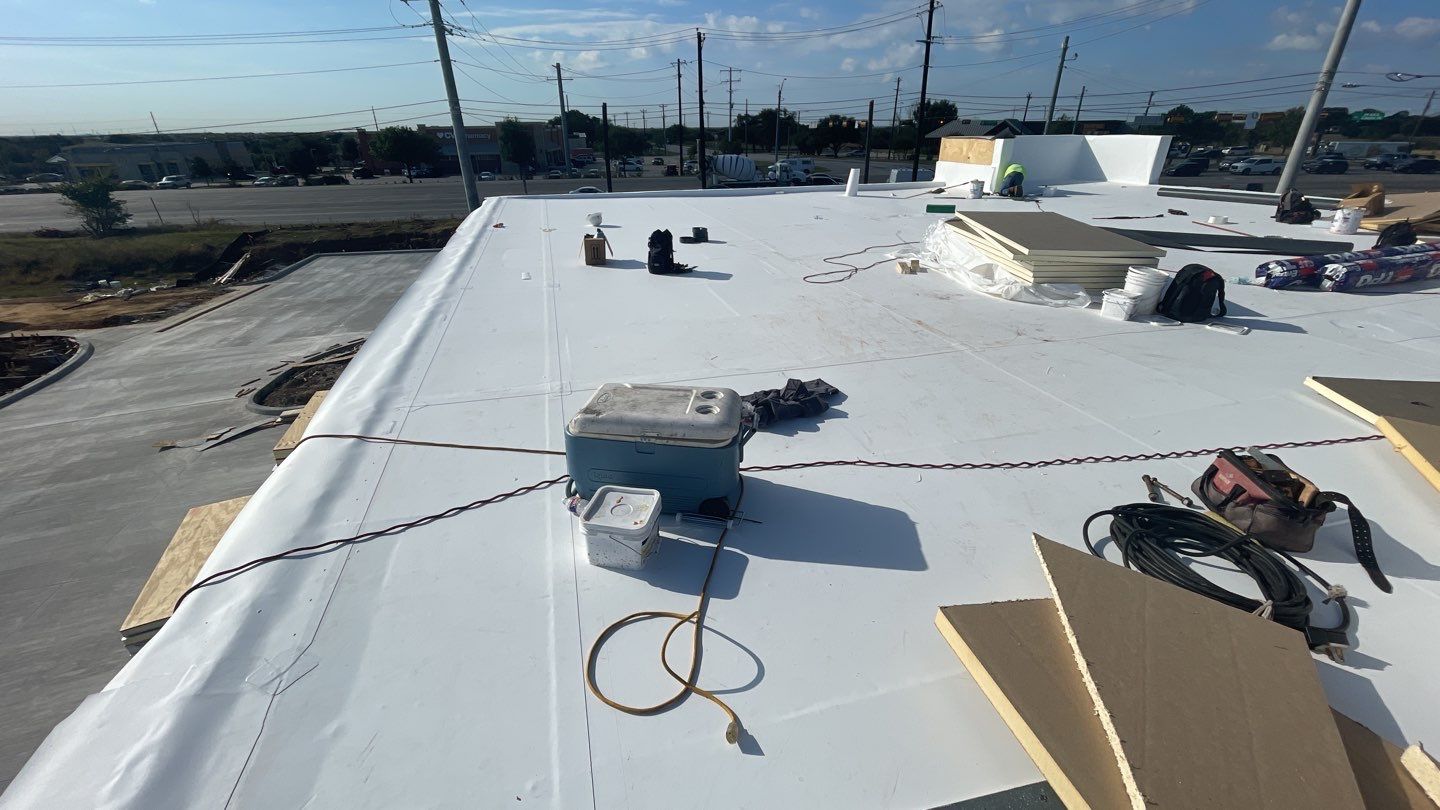 Bank of America - Commercial Roofing Installation using GAF Everguard TPO by Roof Experts