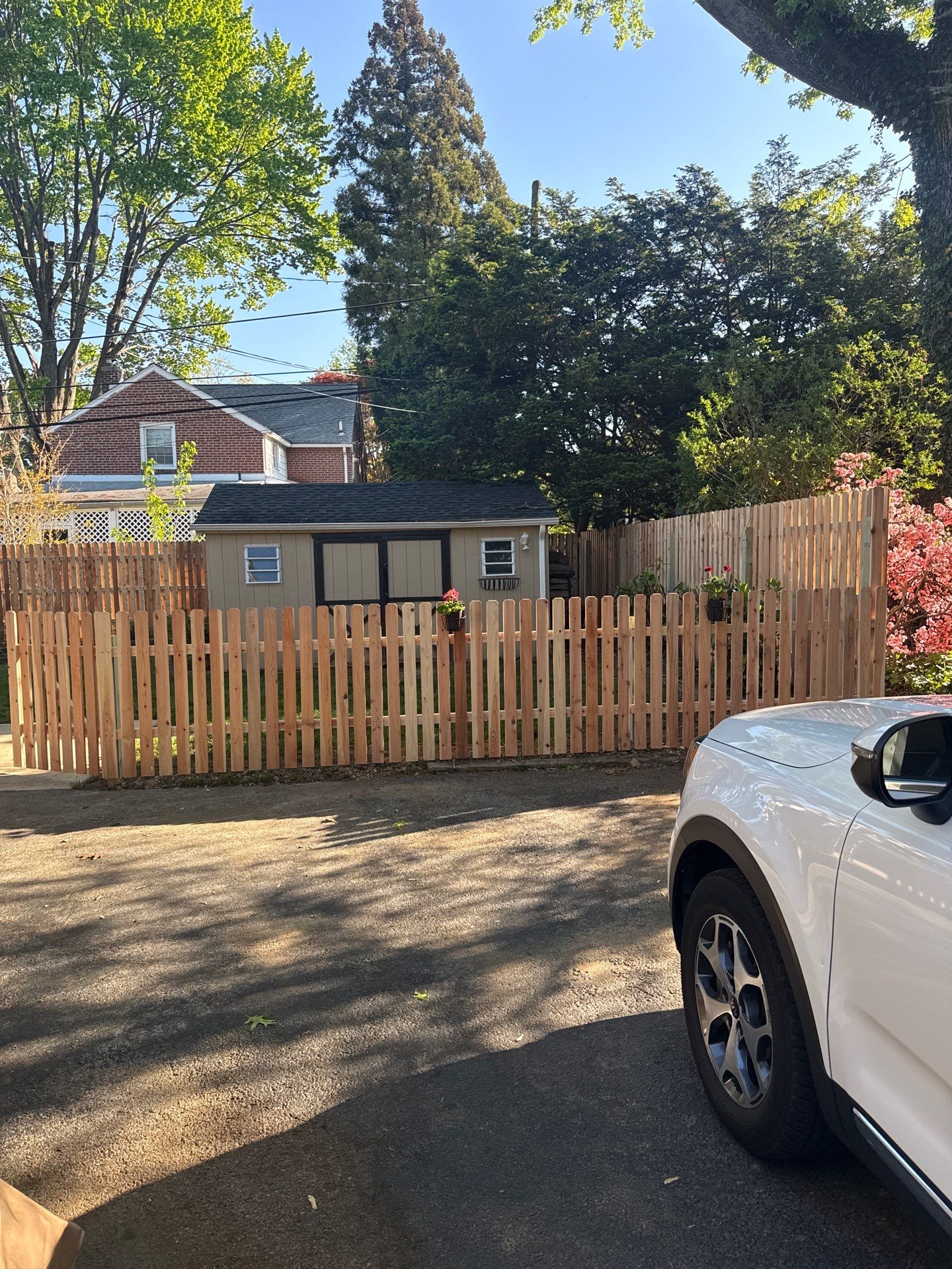 Project in Springfield, PA by Jensen Fencing